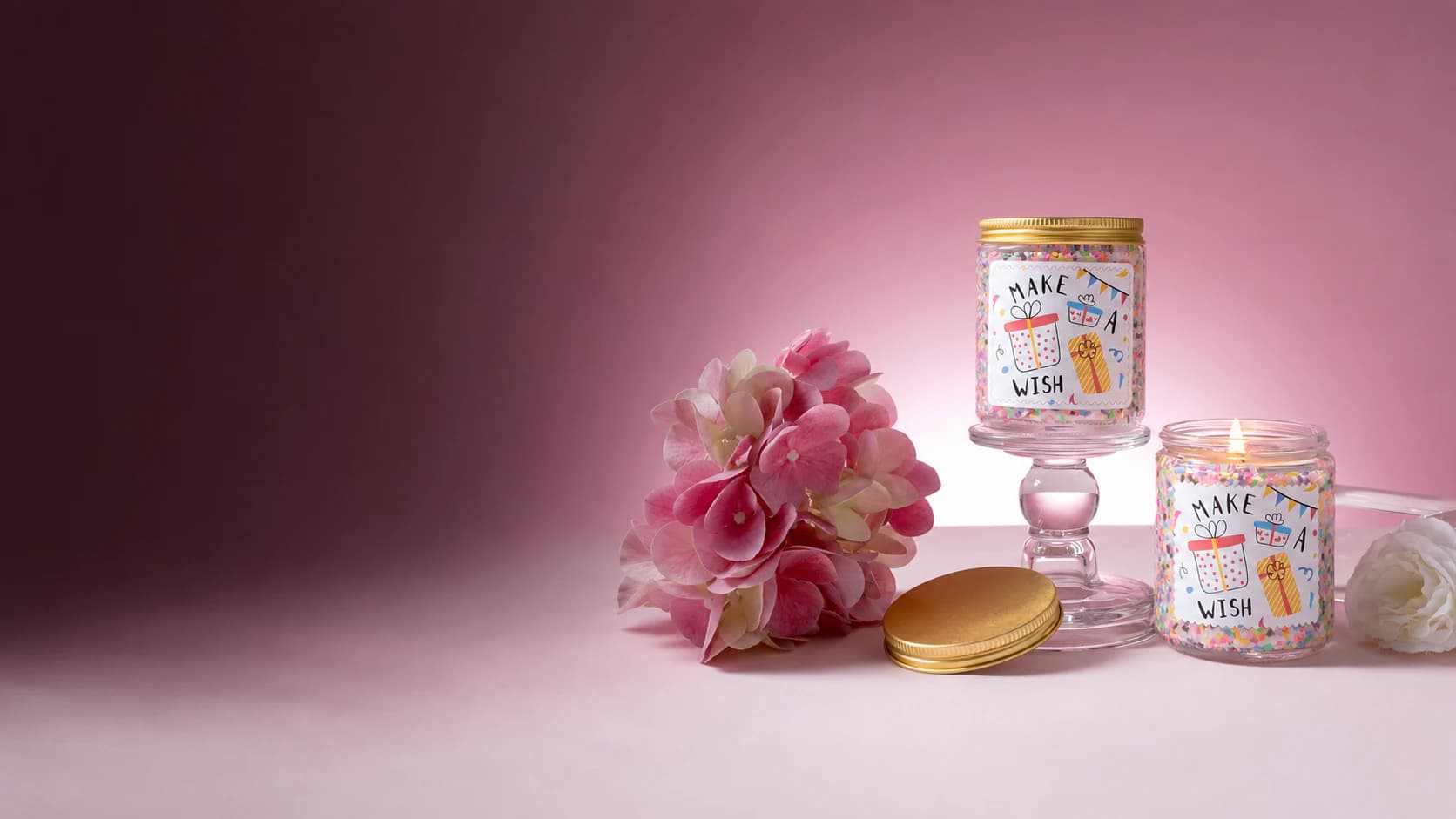 Funday scented candle in a home fragrance setting